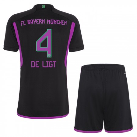 Maglia FC Bayern Monaco De Ligt 4 Bambino Trasferta Divisa 2023-24 Maglia FC Bayern Monaco De Ligt 4 Bambino Trasferta Divisa 2023-24